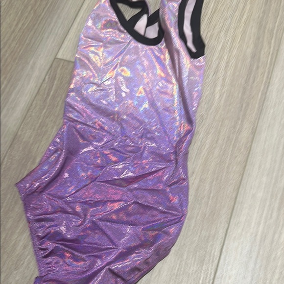 Girl's Shimmering Purple Kids Leotard can fit 10-12 depending on built - Picture 6 of 6